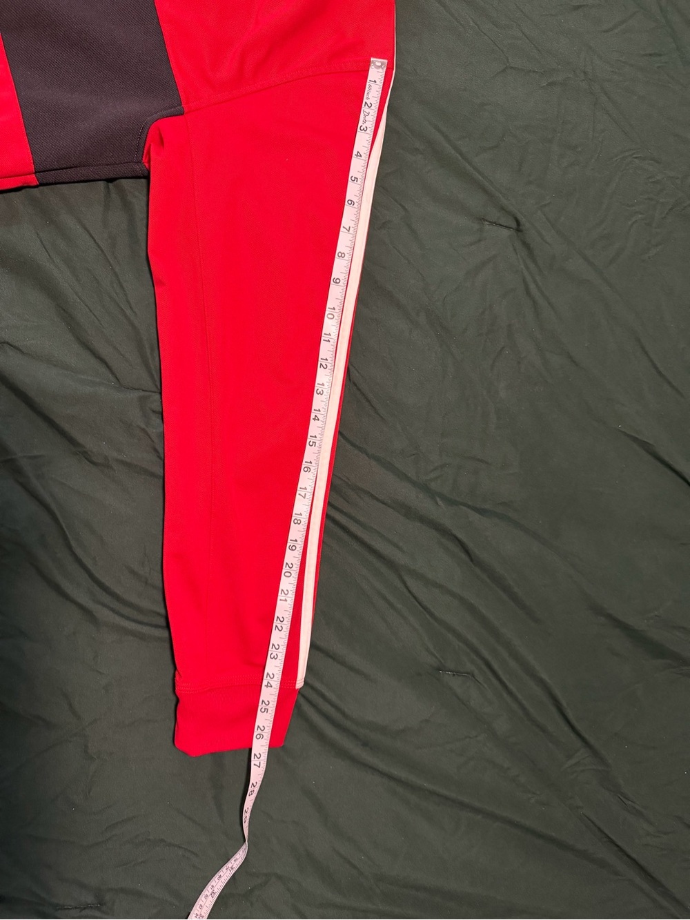 Vintage Adidas Jacket Red and Black Lightweight Track Jacket Size L - Picture 5 of 12